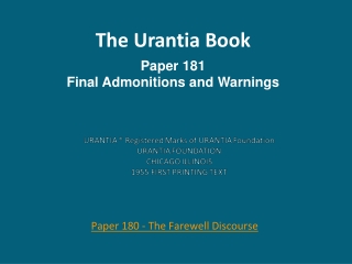 The Urantia Book