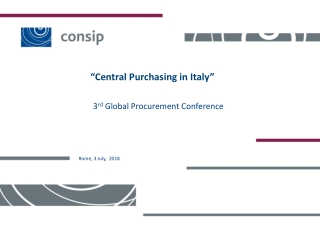 3 rd Global Procurement Conference