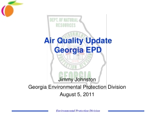 Air Quality Update Georgia EPD