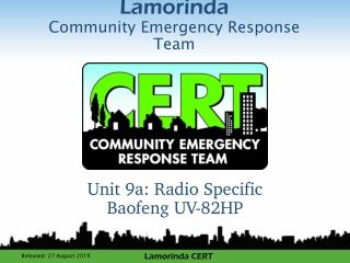 Lamorinda Community Emergency Response Team