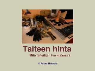 Taiteen hinta