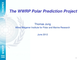 The WWRP Polar Prediction Project