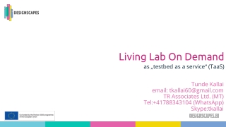 Living Lab On Demand