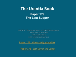 The Urantia Book