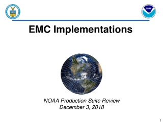 NOAA Production Suite Review December 3, 2018