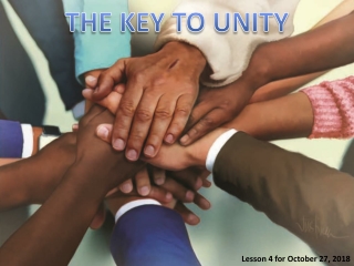 THE KEY TO UNITY