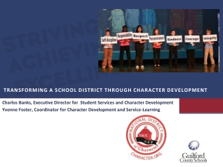 Transforming a school district through character Development