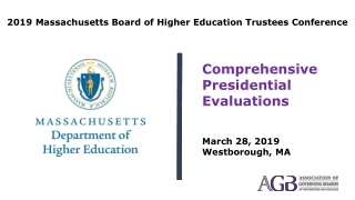 2019 Massachusetts Board of Higher Education Trustees Conference