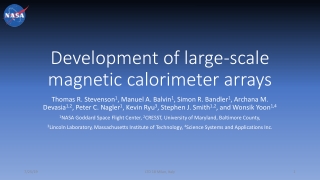 Development of large-scale magnetic calorimeter arrays