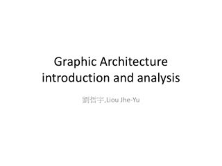 Graphic Architecture introduction and analysis