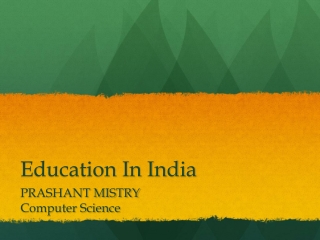 Education In India