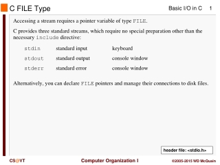 C FILE Type