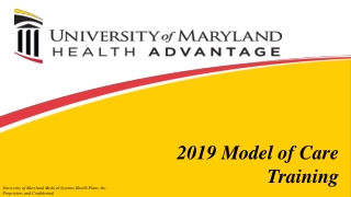 2019 Model of Care Training