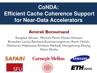 CoNDA : Efficient Cache Coherence Support for Near-Data Accelerators