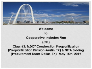 Welcome to Cooperative Inclusion Plan (CIP)