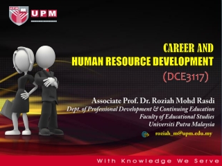 CAREER AND HUMAN RESOURCE DEVELOPMENT