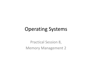 Operating Systems