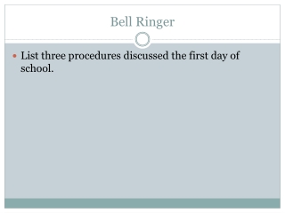 Bell Ringer