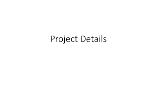 Project Details