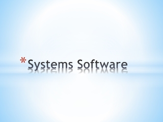 Systems Software