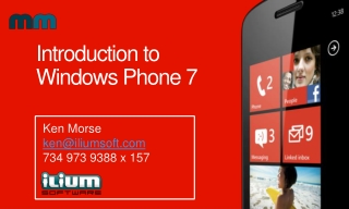 Introduction to Windows Phone 7