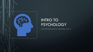 Intro to Psychology