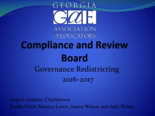 Compliance and Review Board