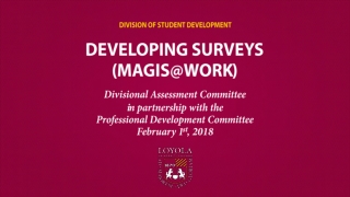 Division of student development