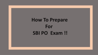 Checkout the preparation tips for SBI PO 2020 Exam