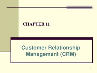CHAPTER 11
