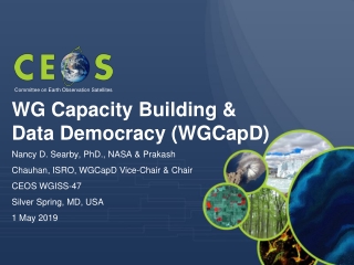 WG Capacity Building &amp; Data Democracy ( WGCapD )