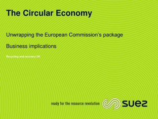 The Circular Economy