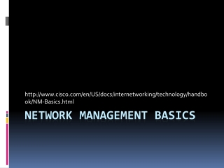 Network Management Basics