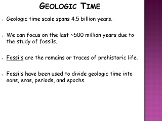 Geologic Time