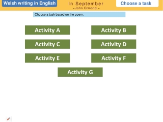 Welsh writing in E nglish