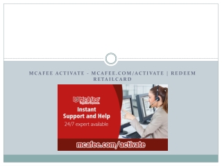 McAfee Activate - Downloading and Install McAfee Setup | mcafee.com/activate