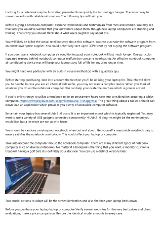 In Dealing With Laptops, This Site Offers The Very Best Suggestions