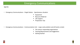 Emergency Communications