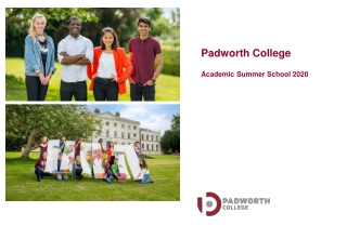 Padworth College Academic Summer School 2020