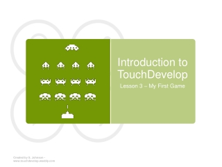 Introduction to TouchDevelop