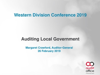 Western Division Conference 2019 Auditing Local Government