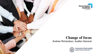 Change of focus Andrew Richardson, Auditor-General