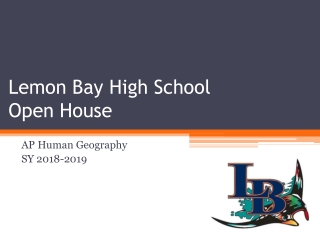 Lemon Bay High School Open House