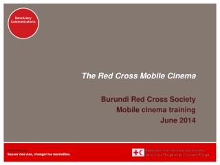 The Red Cross Mobile Cinema