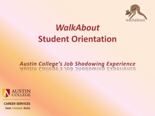 WalkAbout Student Orientation