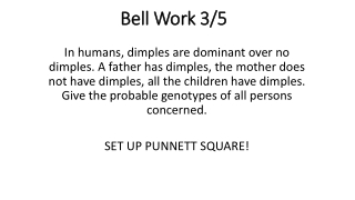 Bell Work 3/5