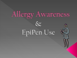 Allergy Awareness