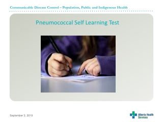 Communicable Disease Control – Population, Public and Indigenous Health