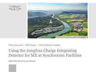 Using the Jungfrau Charge Integrating Detector for MX at Synchrotron Facilities