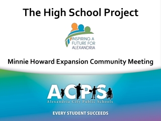 Minnie Howard Expansion Community Meeting